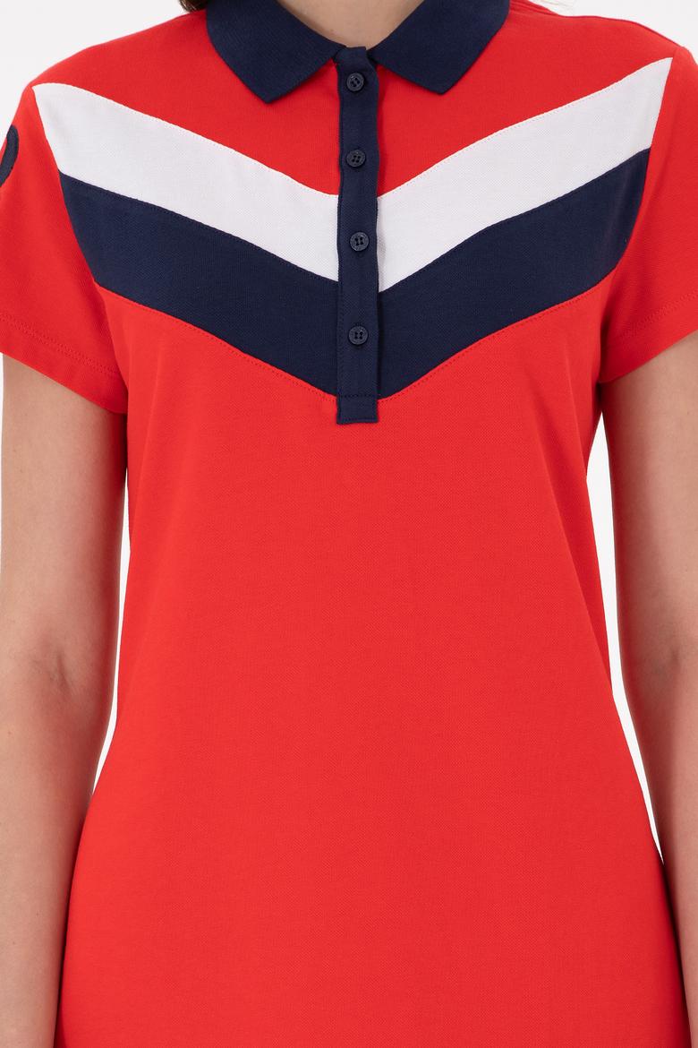 Kadın Kırmızı Örme Elbise - 50268691005