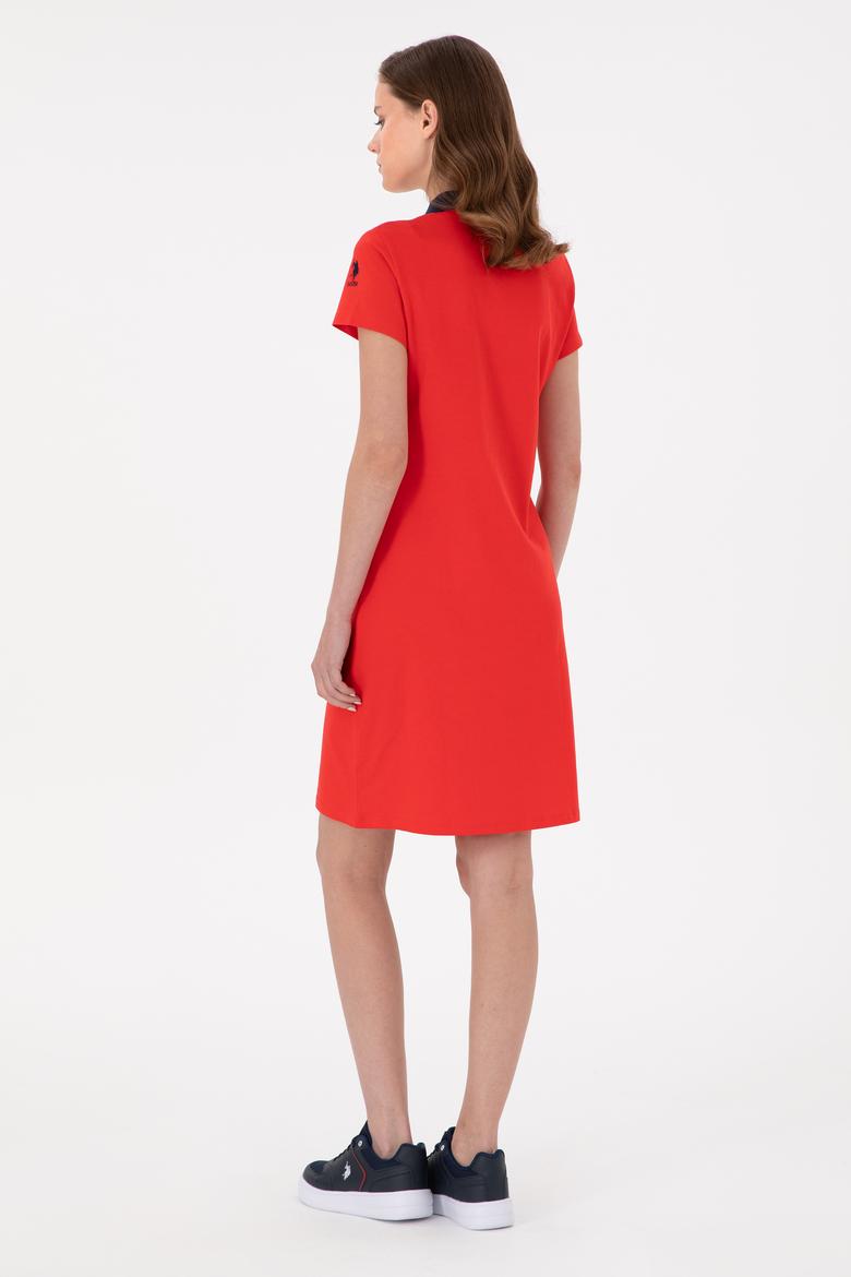 Kadın Kırmızı Örme Elbise - 50268691005