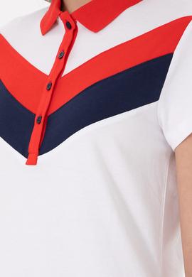 Kadın Beyaz Polo Yaka Mini Boy Örme Elbise - 50268691016