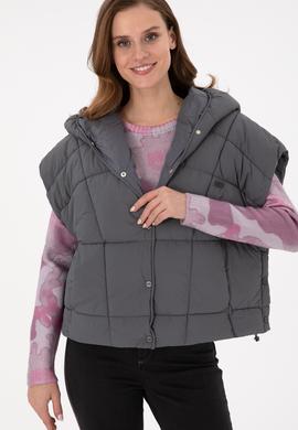 Kadın Gri Yelek - 50291677010