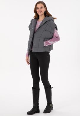 Kadın Gri Yelek - 50291677010