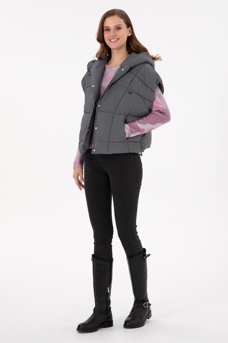 Kadın Gri Yelek - 50291677010