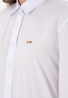 Kadın Beyaz Uzun Kollu Gömlek - 50297103037