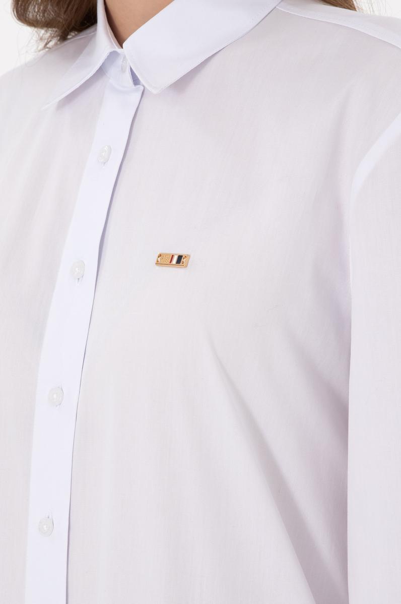 Kadın Beyaz Uzun Kollu Gömlek