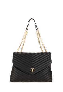 Kadın Siyah Zincir Askılı Kol Çantası - 50300325003