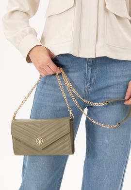Kadın Haki Zincir Askılı Çapraz Çanta - 50300328004