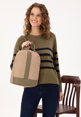 Kadın Krem Sırt Çantası - 50300290001