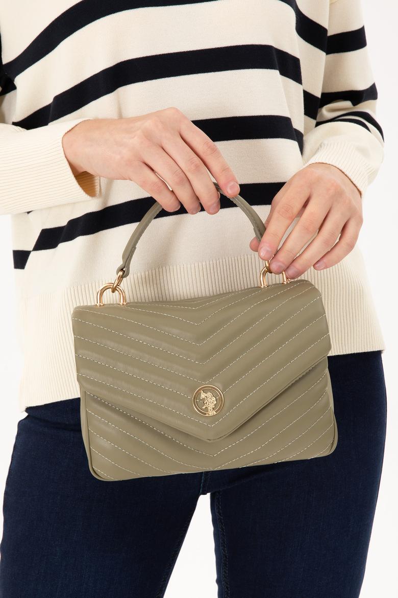 Kadın Haki Zincir Askılı Kol Çantası - 50300326004