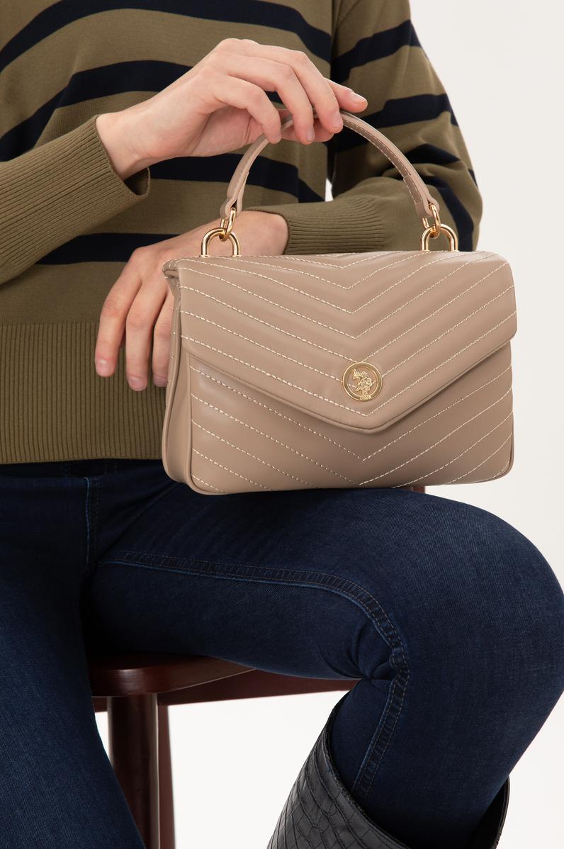 Kadın Vizon Zincir Askılı Kol Çantası