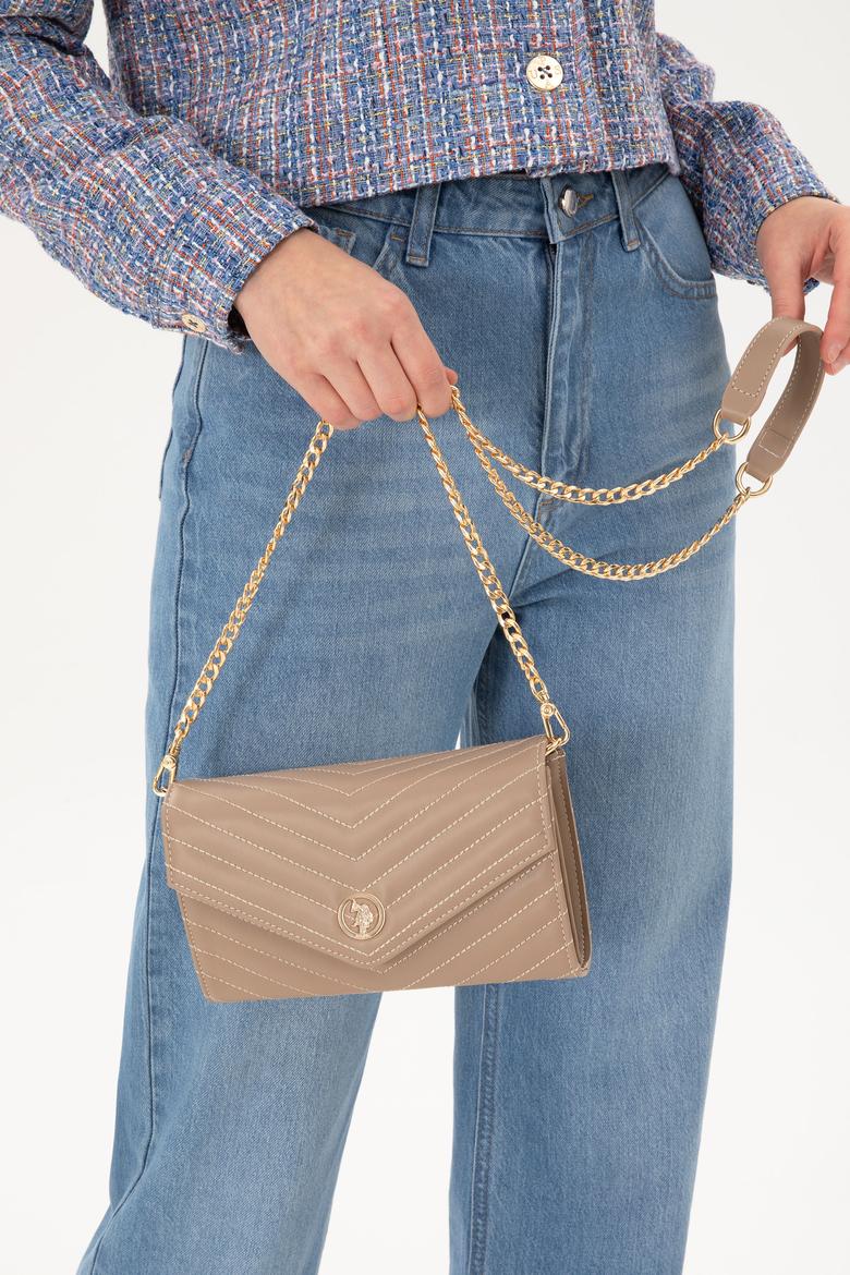 Kadın Vizon Zincir Askılı Çapraz Çanta - 50300328002