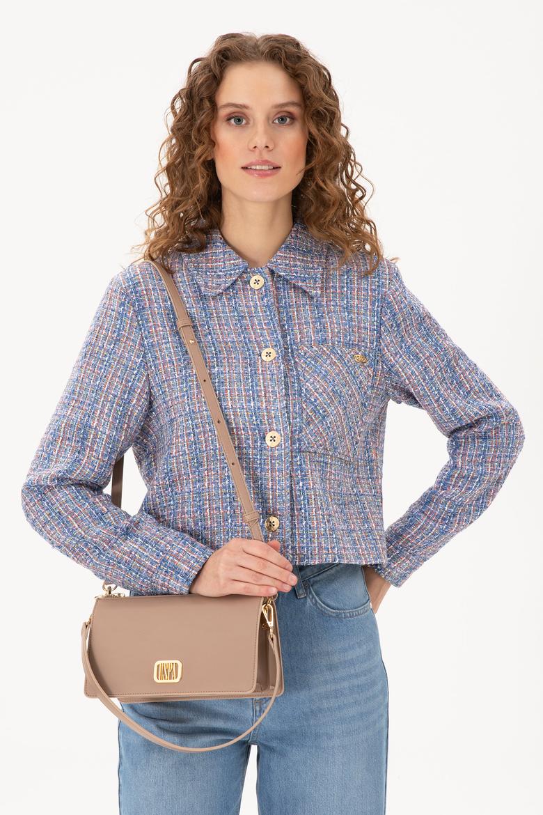 Kadın Vizon Çapraz Çanta