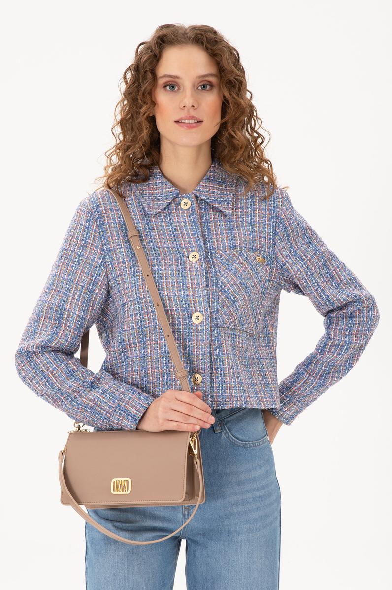 Kadın Vizon Çapraz Çanta