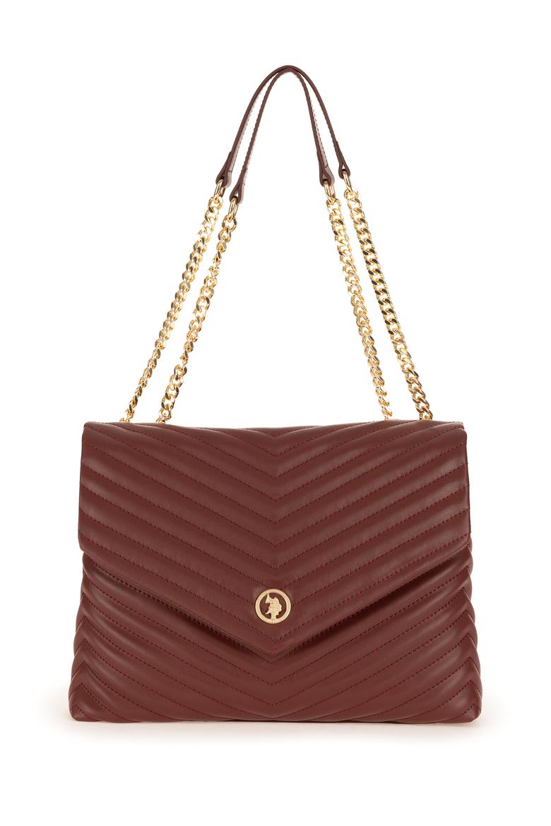 Kadın Bordo Zincir Askılı Kol Çantası - 50300325001