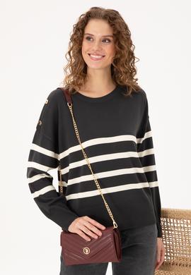 Kadın Bordo Zincir Askılı Çapraz Çanta - 50300328001