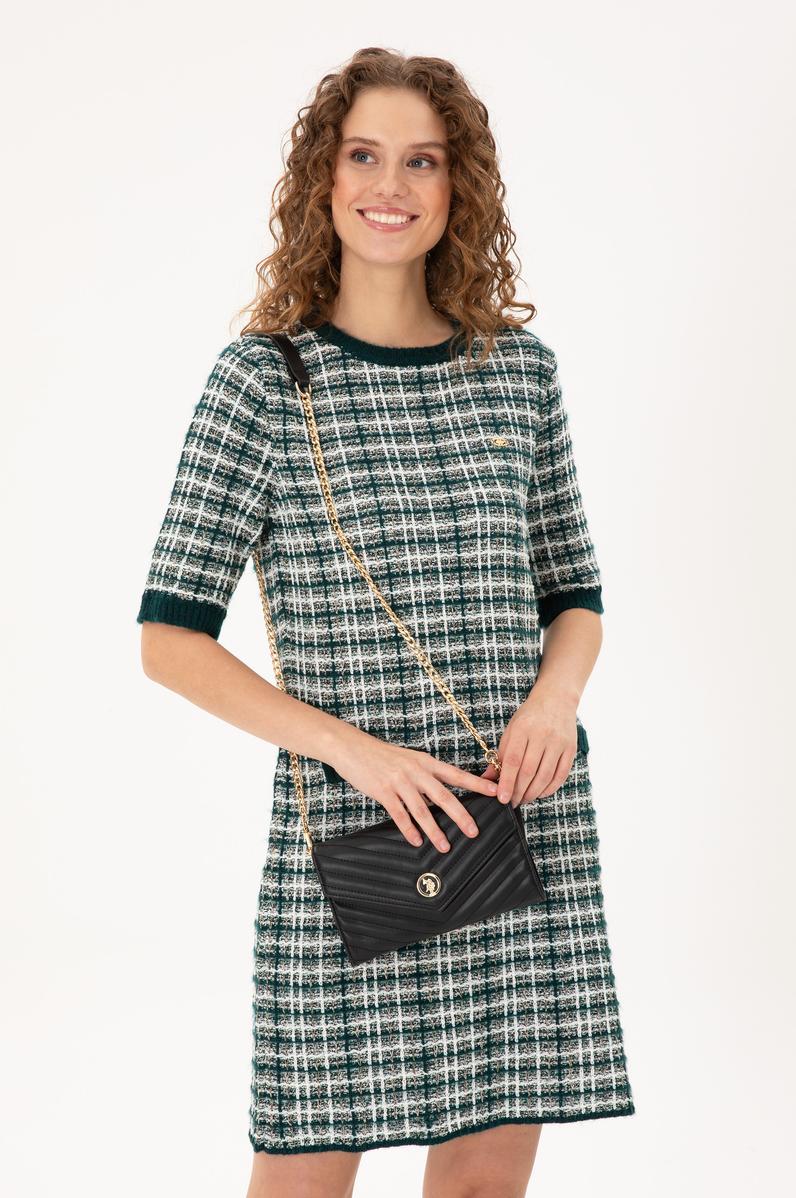 Kadın Siyah Zincir Askılı Çapraz Çanta