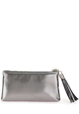 Kadın Gri Parlak El Çantası - 50300345001