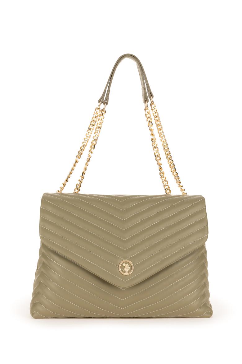 Kadın Haki Zincir Askılı Kol Çantası - 50300325004