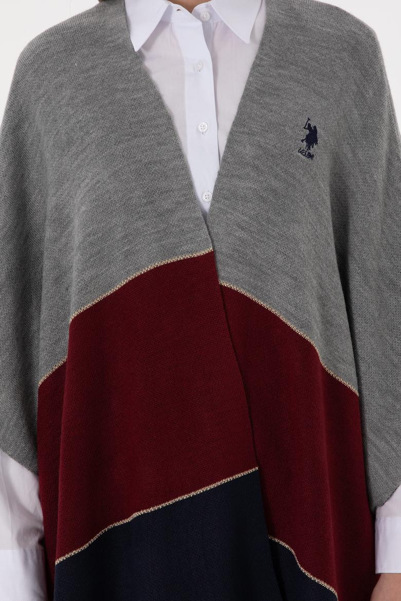 Kadın Lacivert Triko Panço - 50293124002