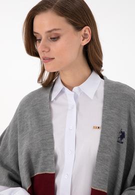 Kadın Lacivert Triko Panço - 50293124002