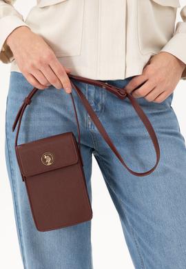 Kadın Bordo Telefon Çantası - 50300339002