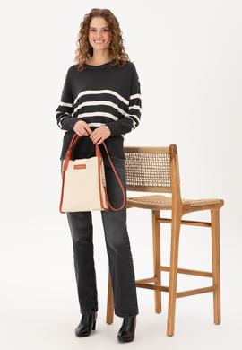 Kadın Krem Kol Çantası - 50300350001