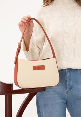 Kadın Krem Kol Çantası - 50300273001