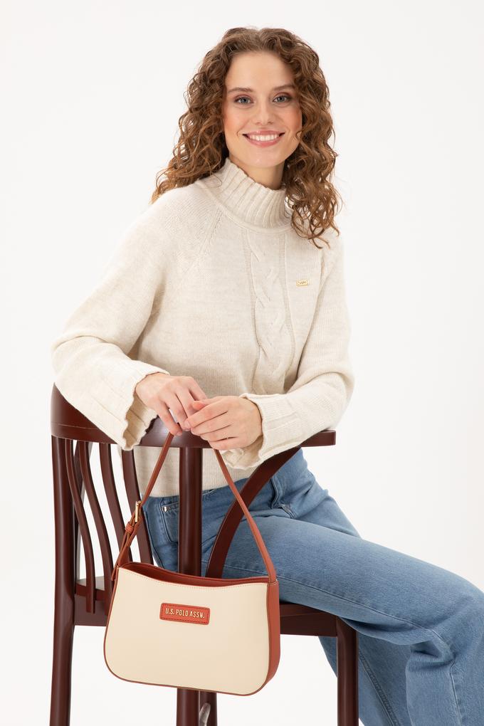 Kadın Krem Kol Çantası