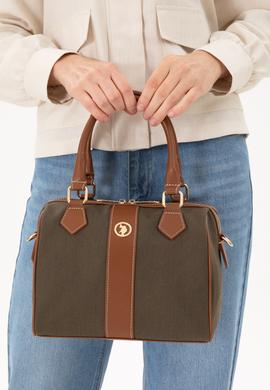 Kadın Haki Kanvas Kol Çantası - 50300317002