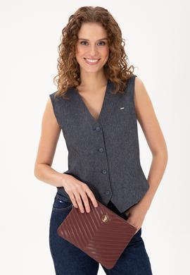 Kadın Bordo El Çantası - 50300329001