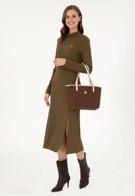 Kadın Kahverengi Kol Çantası - 50293676006