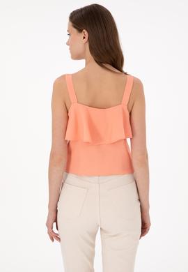 Kadın Somon Askılı Gömlek - 50283599014