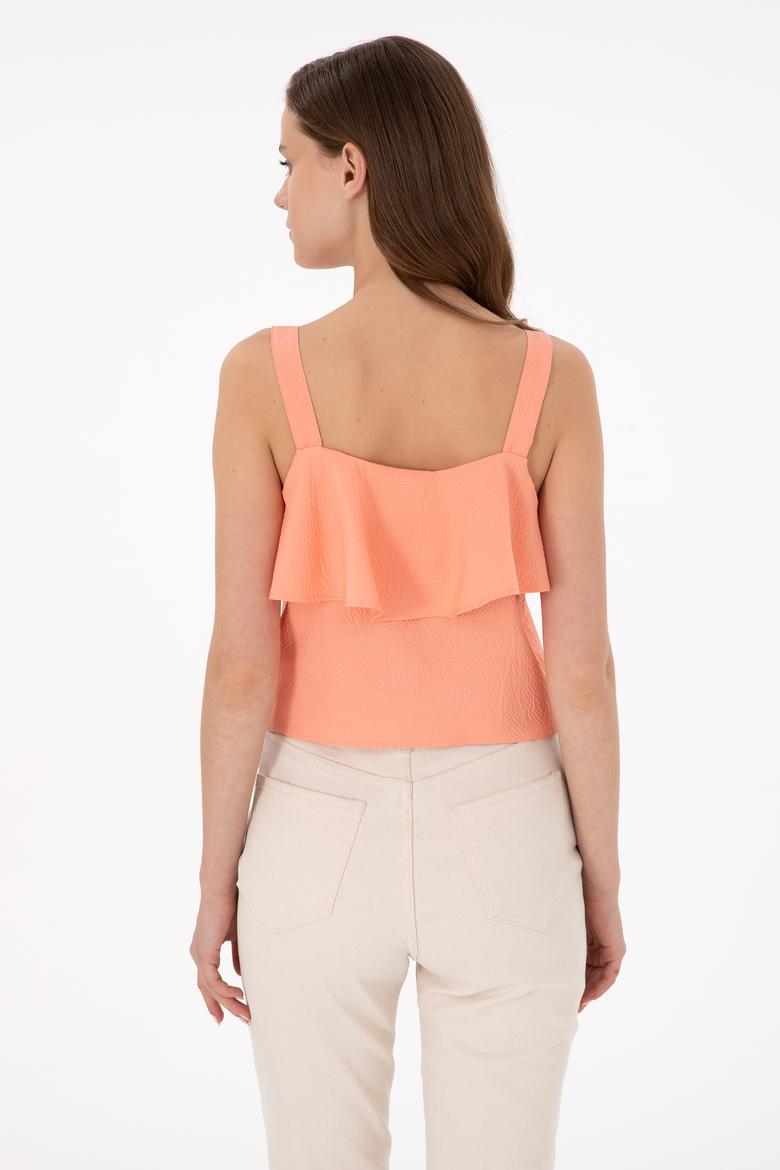 Kadın Somon Askılı Gömlek - 50283599014