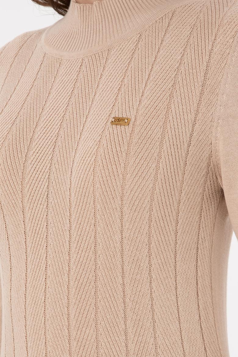 Kadın Kum Balıkçı Yaka Kazak - 50292977027