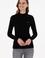 Kadın Siyah Balıkçı Yaka Kazak