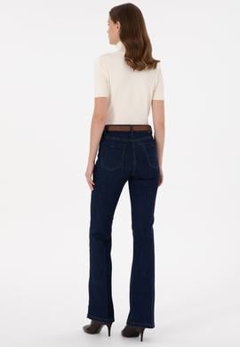 Kadın Koyu Mavi Jean Pantolon - 50293260002