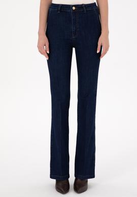 Kadın Koyu Mavi Jean Pantolon - 50293260002