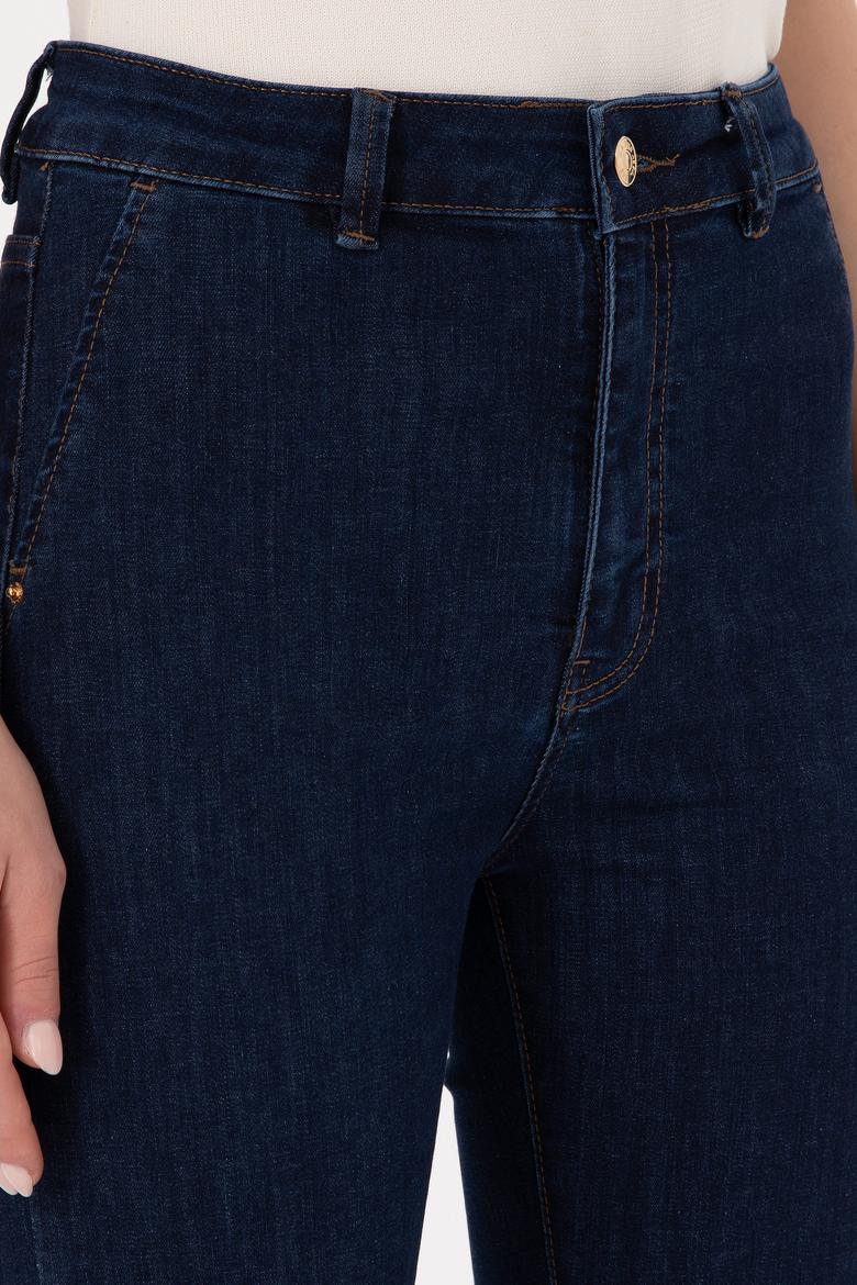 Kadın Koyu Mavi Jean Pantolon - 50293260002