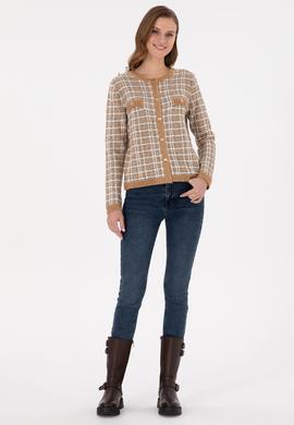 Kadın Camel Triko Hırka - 50294222013