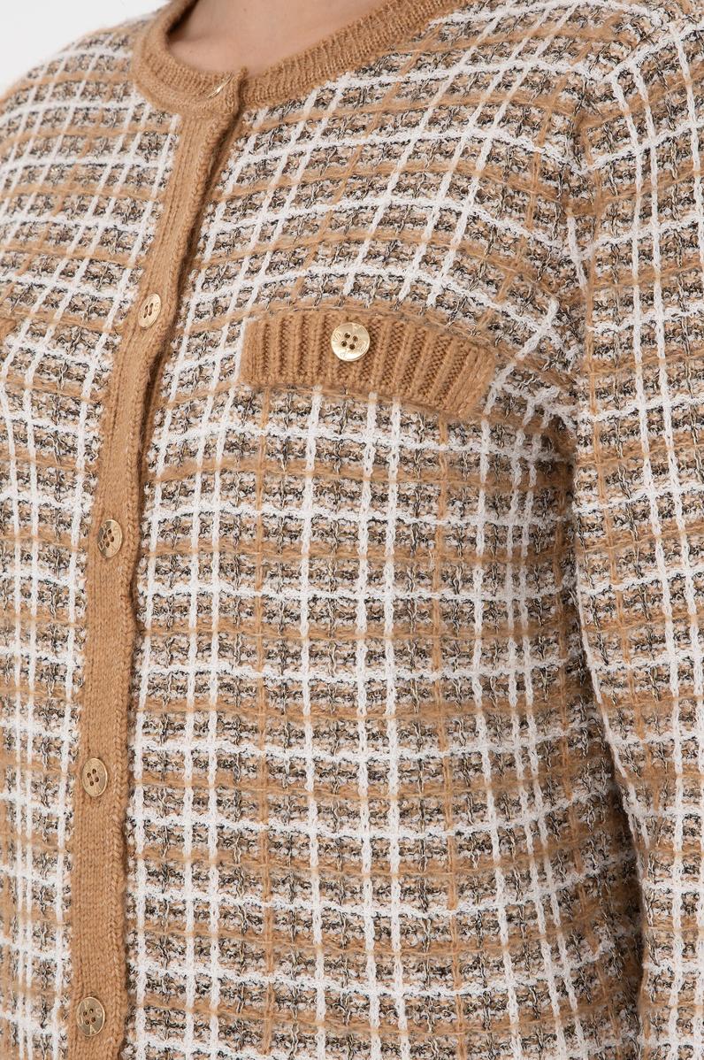 Kadın Camel Triko Hırka