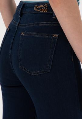 Kadın Koyu Mavi Jean Pantolon - 50291049011