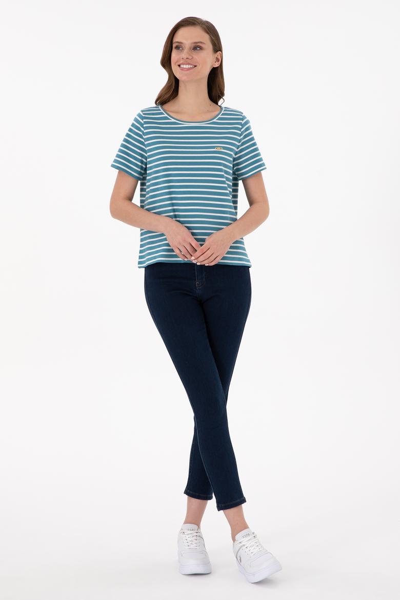 Kadın Koyu Mavi Jean Pantolon - 50291049011