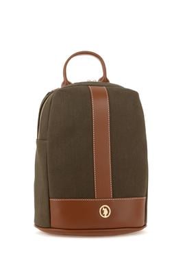 Kadın Haki Kanvas Sırt Çantası - 50300291002