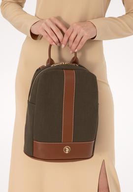 Kadın Haki Kanvas Sırt Çantası - 50300291002