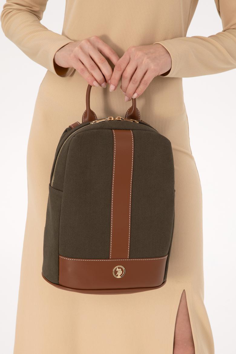 Kadın Haki Kanvas Sırt Çantası - 50300291002