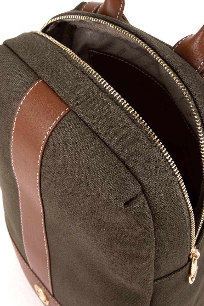 Kadın Haki Kanvas Sırt Çantası - 50300291002