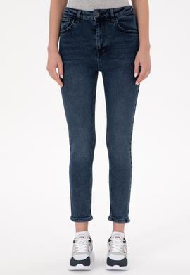 Kadın Koyu Mavi Jean Pantolon - 50291037003