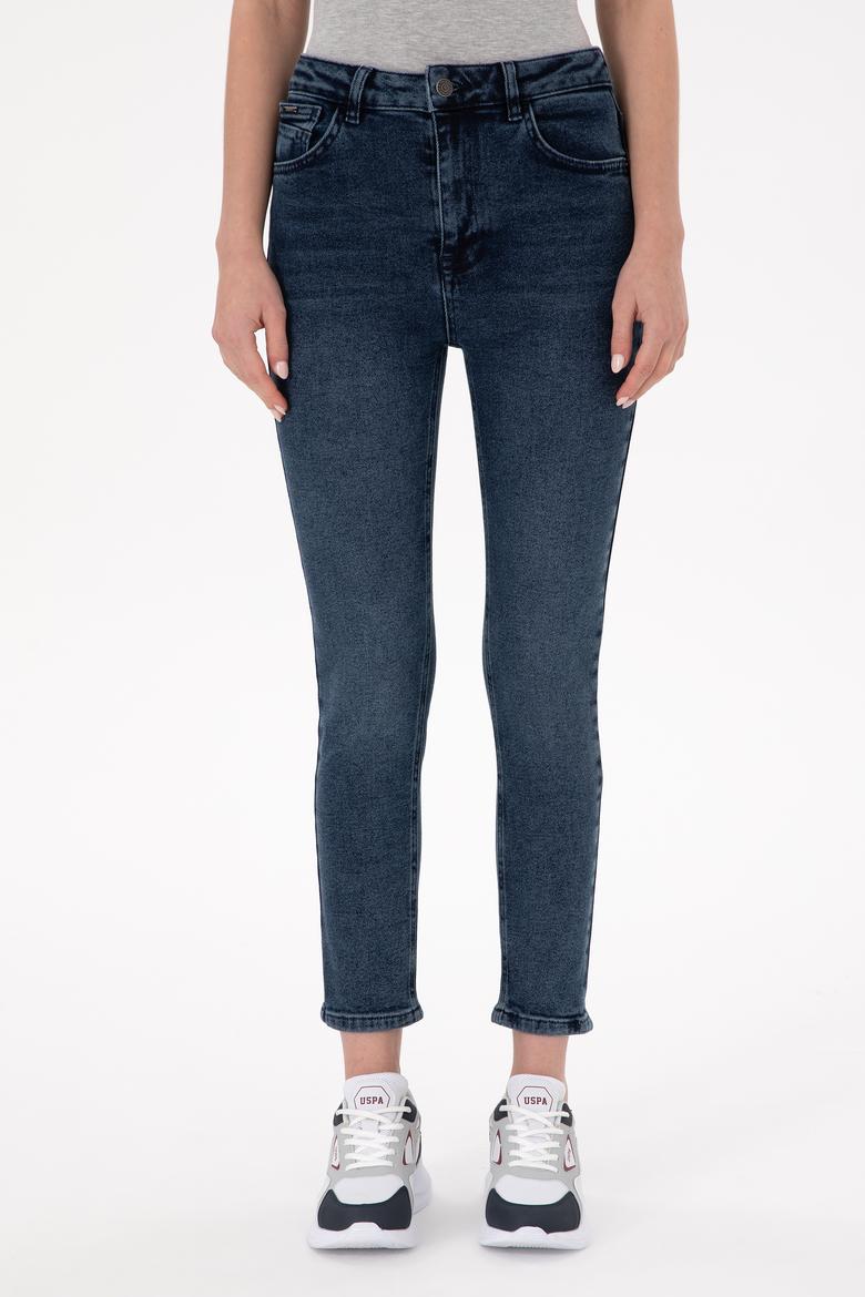 Kadın Koyu Mavi Jean Pantolon - 50291037003