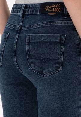 Kadın Koyu Mavi Jean Pantolon - 50291037003