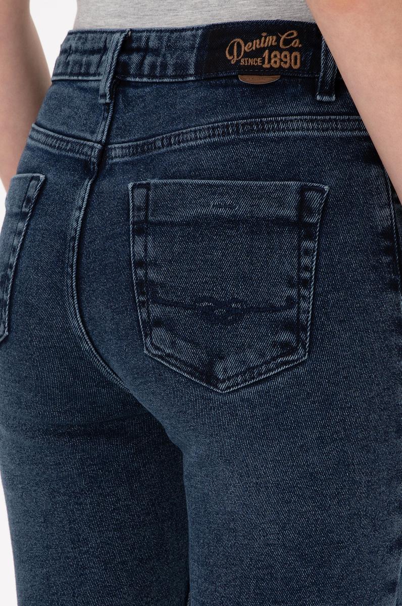 Kadın Koyu Mavi Jean Pantolon