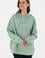 Kadın Su Yeşili Kapüşonlu Sweatshirt